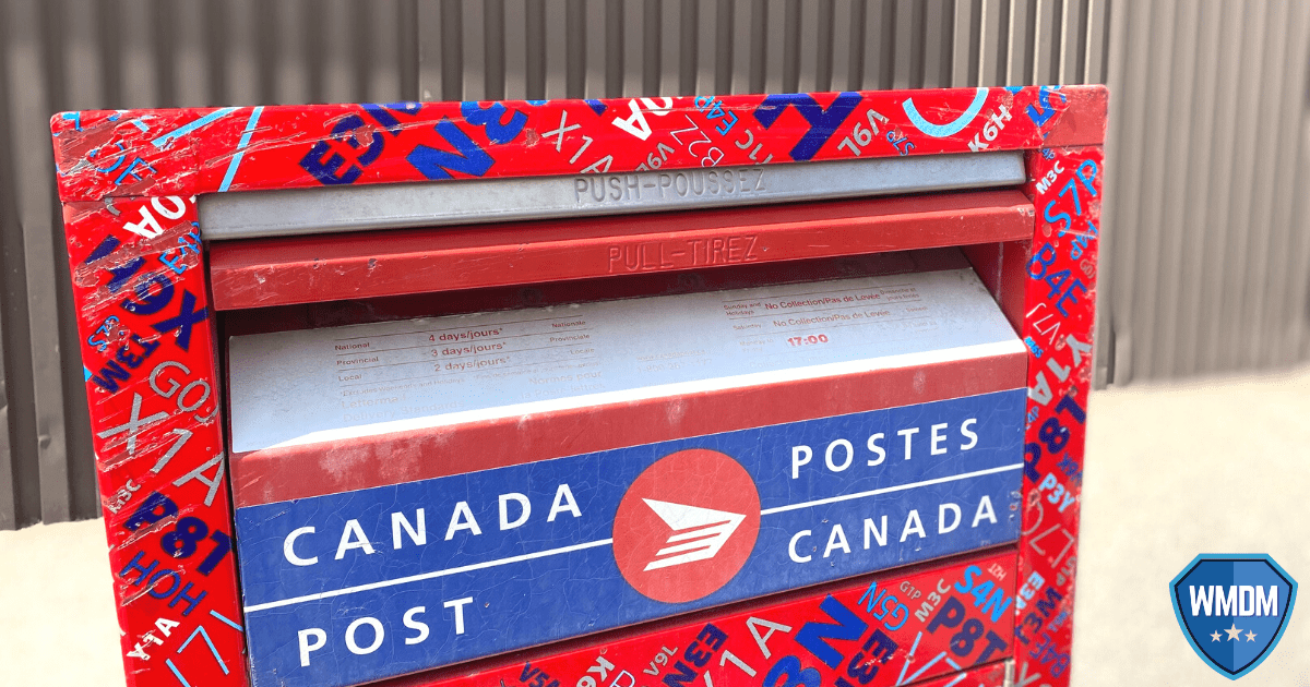 Direct marketing - Canada post mailbox