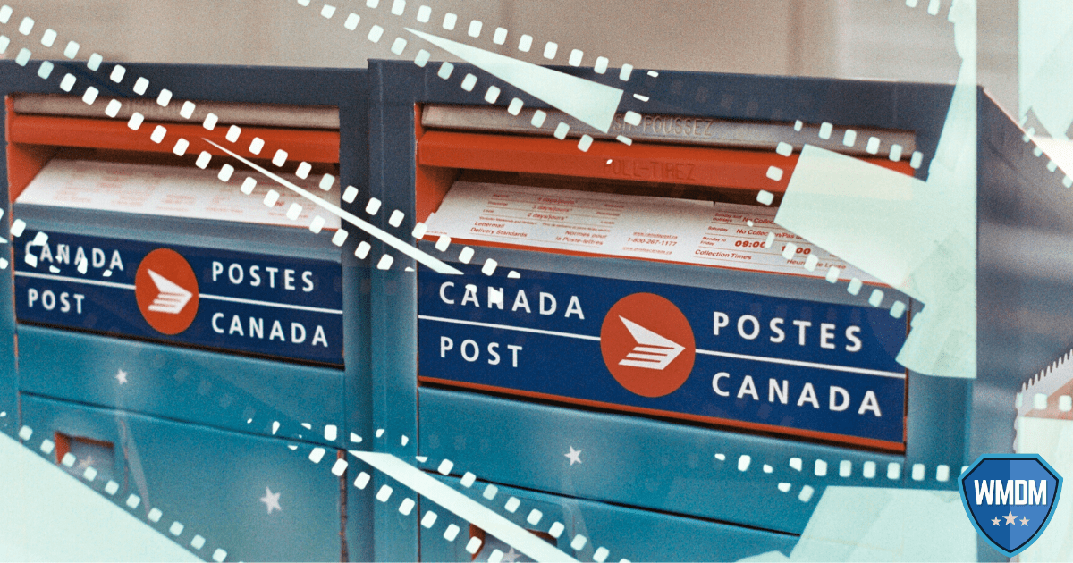 Direct mail marketing - Canada Post Mail Drop Box